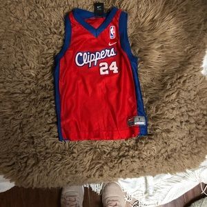 Vintage Clippers Nike Basketball Jersey #24 Andre Miller